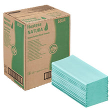 Handtuch Hostess 1-lagig, Recycling grün, Telafold 37,2x21,6 cm