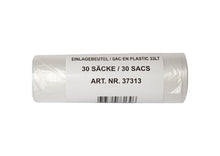 Einlagebeutel 33lt PE-HD, 0.008mm transparent 270/270x600mm