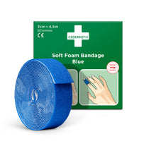 Cederroth Soft Foam Bandage blau 3cm x 4.5m