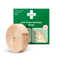 Cederroth Soft Foam Bandage beige 3cm x 4.5m