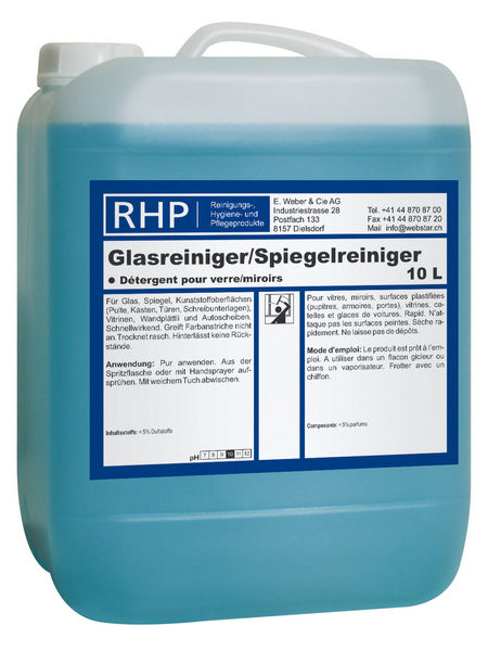 RHP Glasklar Spezialreiniger 10 Liter