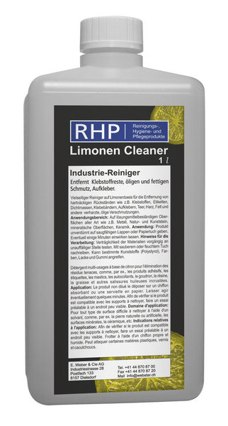 RHP Limonen Cleaner liquide 1 Liter