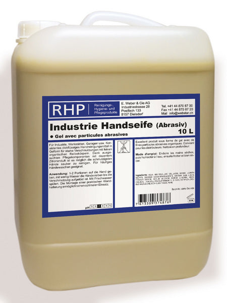 RHP Industrie Handseife abrasiv (pH-neutral) 10 Liter