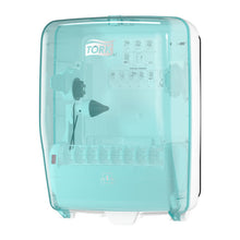 Waschstation Spender Tork W6 System Weiss/Türkis 33x51x28cm