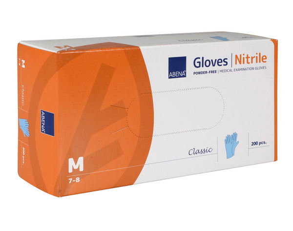 Nitrilhandschuhe Classic M 200 Stk, unsteril blau, 240 mm