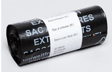 Kehrichtsäcke 35lt LD-PE, 0.029mm opak schwarz (20230) 555x700mm