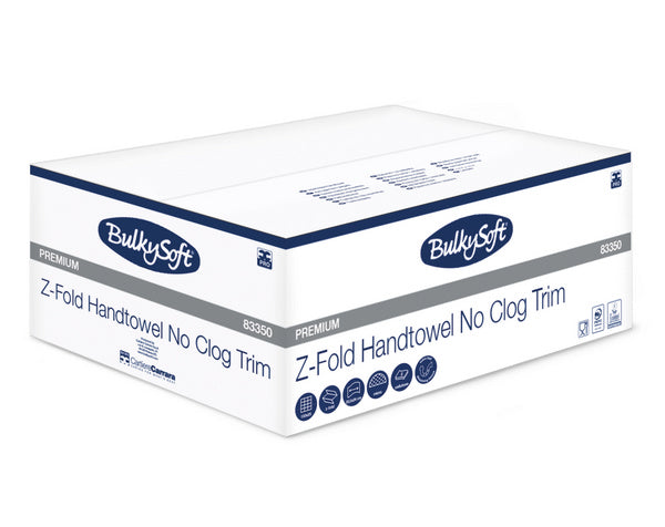 Handtücher Bulkysoft Premium Z-Falz weiss, 2-lagig 20.5x24cm, Zel