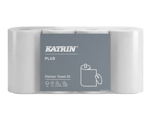 Haushaltrollen KATRIN Plus weiss, 2-lagig 22,5x23cm, 50cps