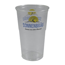 Becher 5dl aus RPET mit Schaumrand transparent Ø 95mm