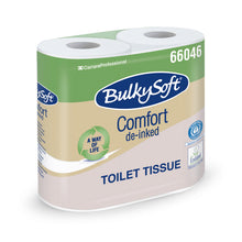 WC-Papier Comfort Bulkysoft Recycling weiss, 2-lagig 9,5x11,5cm,4