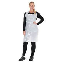 Einwegschürzen LD-PE, 25 my weiss 125x70cm