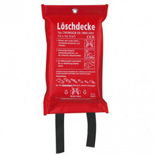 Löschdecke Fire Protect rot 1x1m