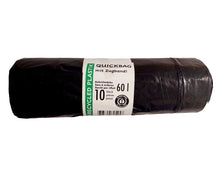Kehrichtsäcke 60lt Quickbag,LD-PE schwarz, 0.040mm 575x860mm,Inte