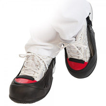 Sicherheitsüberschuh mit Zehenschutzkappe Schwarz/Rot Gr. 39-43