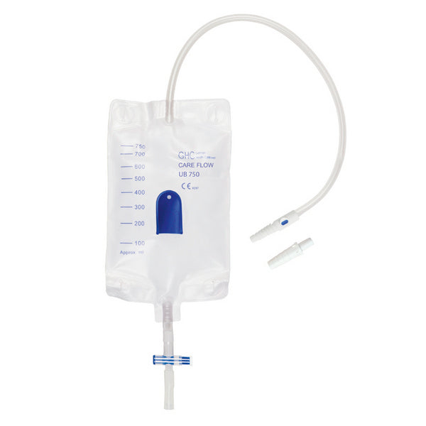 CARE FLOW UB750 Beinbeutel Volumen 750ml, Länge 50 cm, steril