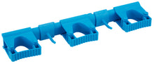 Hygienisches Hi-Flex Wandhalterungssystem Blau 420 mm