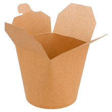 Mitnahme-Box Karton braun, beschichtet 780ml, Ø 9 x 9 cm