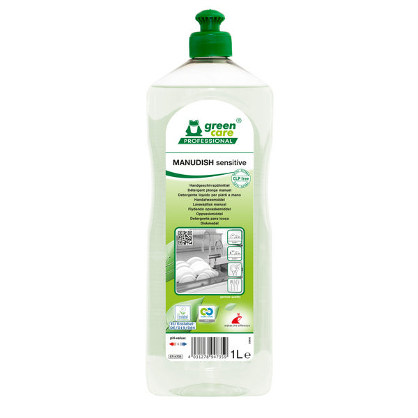 MANUDISH Sensitive Handgeschirrspülmitt 10 x 1 Liter