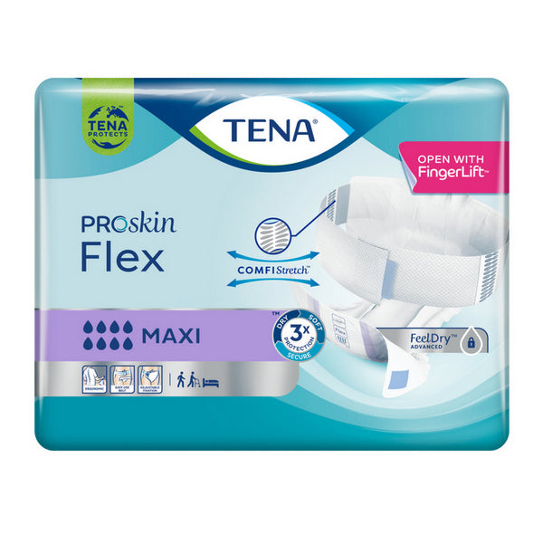 TENA Flex Maxi XL,lila Einlagen m.Hüftbund 3x21Stk.