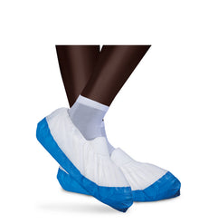 Überschuhe SAFE PP Sohle CPE weiss blau 41 cm