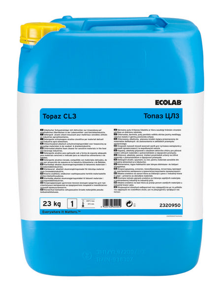 TOPAZ CL3 Schaum- reinigungsmittel chlorhaltig 23 kg