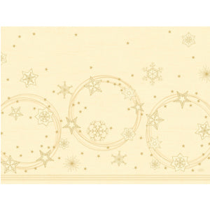 Papier Tischsets Star Shine cream 30 x 40 cm