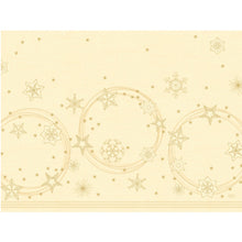 Papier Tischsets Star Shine cream 30 x 40 cm