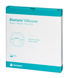 Biatain Silicone Schaumverband 18 cm x 18 cm, Heel