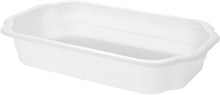 Rechteckschale 1100 ml, Green PE weiss 250x159x43mm,