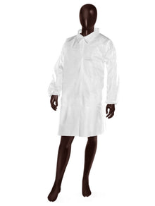 Laborkittel mit Kragen weiss 67 g/m2 Grösse 2XL