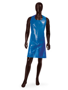 Einwegschürze LDPE 30 my blau 80 x 110 cm