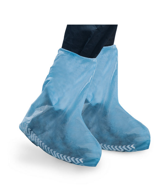 Überstiefel aus PP rutschfest blau 30 g/m2 36 x 36 cm