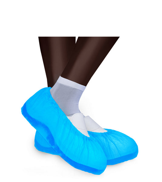 Überschuhe CPE blau 50my 40 x 14 cm