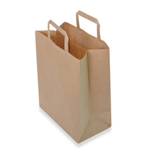 Papiertragtasche Kraft 80g/m2 braun 26+14x30cm