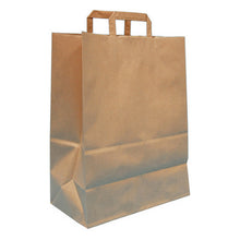 Papiertragtasche Kraft 70g/m2 braun 22+10x28cm