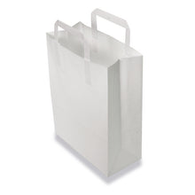 Papiertragtasche Kraft 70g/m2 weiss 22+10x28cm