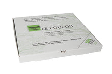 Pizzakarton Modell Italia "le Coucou" weiss, 33x33x3 cm