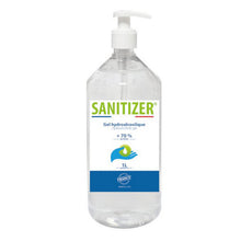 Händedesinfektion Sanitizer 1 Liter mit Pumpe Hydroalkoholisches