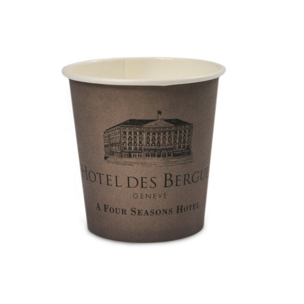 Pappbecher einwandig PLA, 12 cl weiss