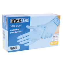 Handschuhe Nitril Safe Light blau M