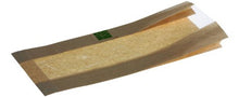 Sandwichbeutel aus Papier/mit Fenster braun 120+2x30x330 mm