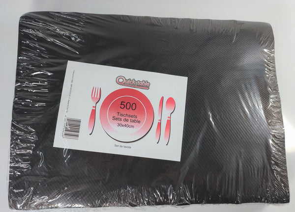 Tischset Schwarz 30x40 cm