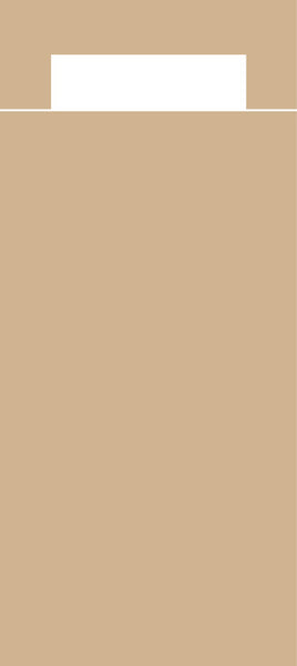 Pocket Napkins Basic braun 200 x 85 mm