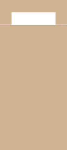 Pocket Napkins Basic braun 200 x 85 mm