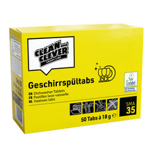 Geschirrspültabs SMA35 CLEAN & CLEVER Box 50Tabs à 18gr