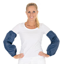 Schutzärmel Mehrweg Polyester PU-besch. blau 45cm