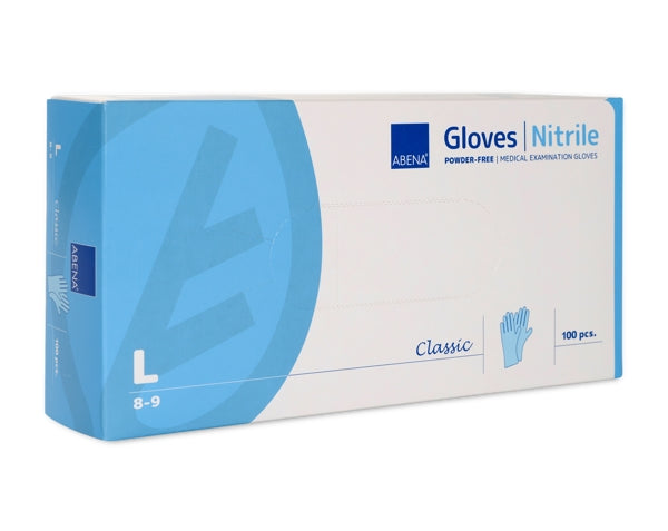 Nitrilhandschuhe Classic L 100 Stk, unsteril blau, 240 mm