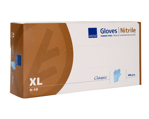 Nitrilhandschuhe Classic XL 100 Stk, unsteril blau, 240 mm