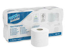 WC-Papier PRO101 Zellstoffmix weiss, 3-lagig 250cps, 9,4x11cm