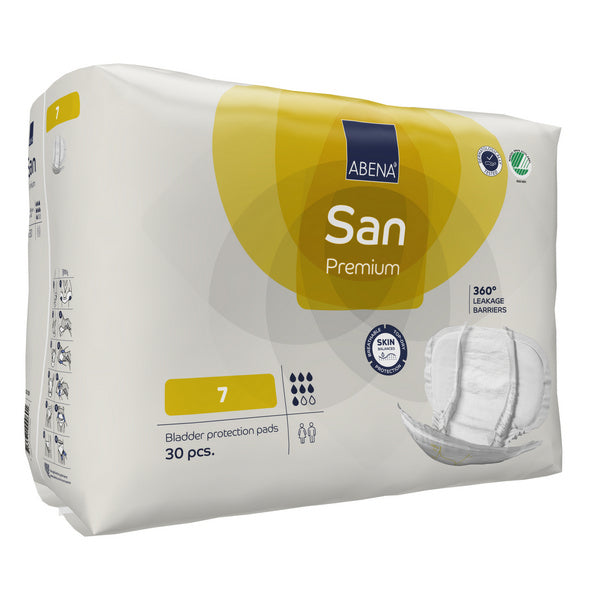 Abena San 7 anatomische Einlagen gelb